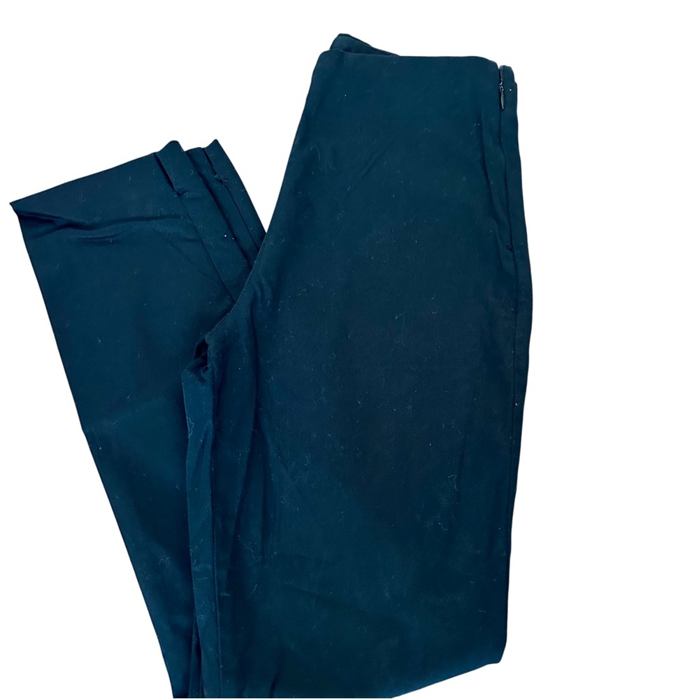 Old Navy Women’s slim fit stretch side zip black dress pants 12 Tall NWOT